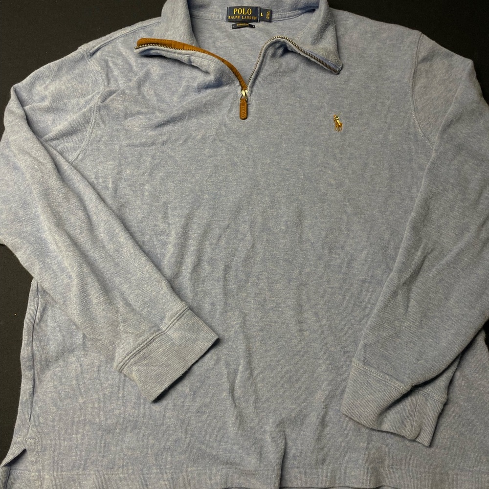 Polo by Ralph Lauren Men's Blue Long Sleeve Shirt